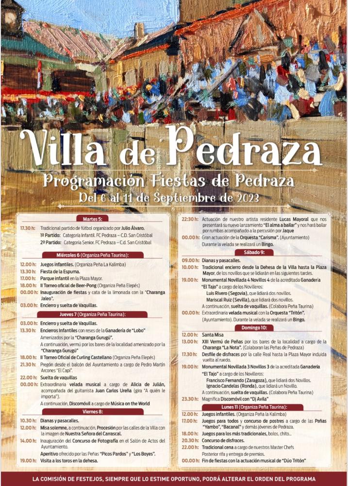 Imagen FIESTAS DE PEDRAZA