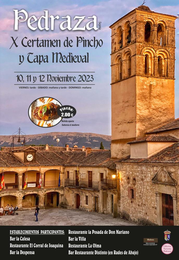Imagen CERTAMEN DE TAPA Y PINCHO MEDIEVAL DE PEDRAZA